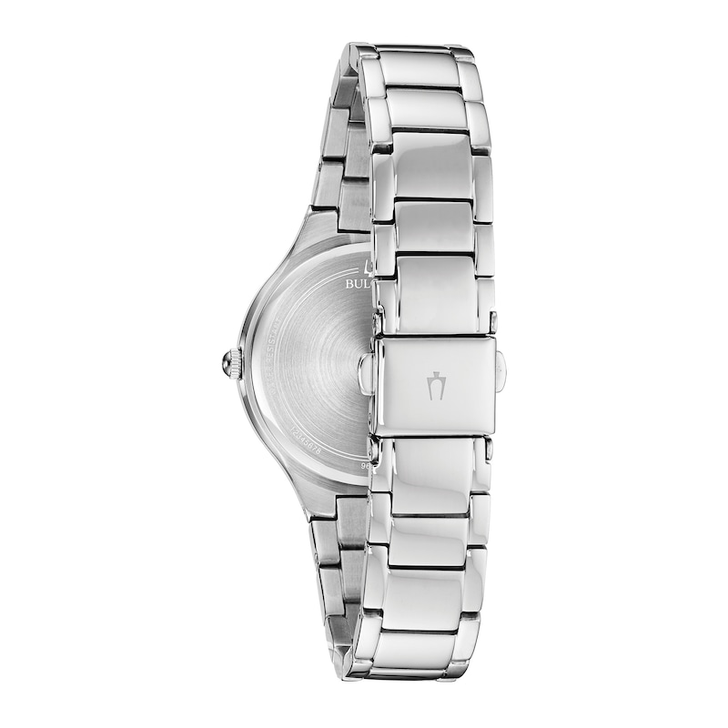 Main Image 3 of Ladies' Bulova Crystal Accent Watch with Mother-of-Pearl Dial (Model: 96L263)