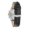 Thumbnail Image 2 of Men's Bulova Black Leather Strap Chronograph Watch with Mother-of-Pearl Skeleton Dial (Model: 98A218)