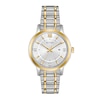 Thumbnail Image 0 of Ladies' Bulova Classic Diamond Accent Two-Tone Watch with Silver-Tone Dial (Model: 98P175)