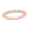 Thumbnail Image 1 of 1/2 CT. T.W. Certified Lab-Created Diamond Wedding Band in 14K Rose Gold (F/VS2)