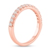 Thumbnail Image 2 of 1/2 CT. T.W. Certified Lab-Created Diamond Wedding Band in 14K Rose Gold (F/VS2)