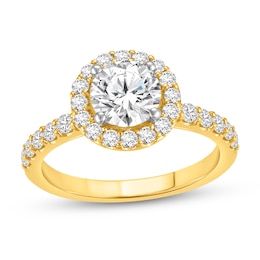 2-1/4 CT. T.W. Certified Lab-Created Diamond Frame Engagement Ring in 14K Gold (F/VS2)