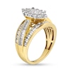 Thumbnail Image 3 of 1-1/2 CT. T.W. Marquise-Shaped Multi-Diamond Engagement Ring in 10K Gold