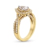 Thumbnail Image 3 of Vera Wang Love Collection 1-5/8 CT. T.W. Pear Framed Diamond Engagement Ring in 14K Gold (I/SI2)