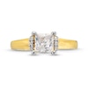 Thumbnail Image 4 of Vera Wang Love Collection 1-1/8 CT. T.W. Princess-Cut Diamond Collar Engagement Ring in 14K Gold (I/SI2)