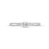 Thumbnail Image 4 of 1/4 CT. Marquise Diamond Sideways Solitaire Engagement Ring in 14K White Gold (I/I1)