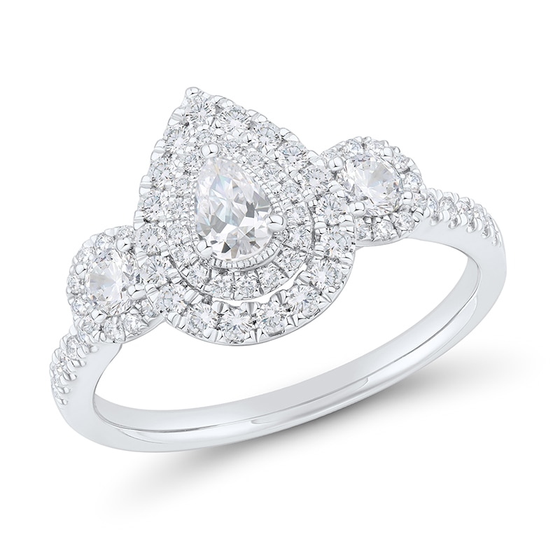 What does a Pear-Shaped Diamond Engagement Ring Symbolize? — New World  Diamonds