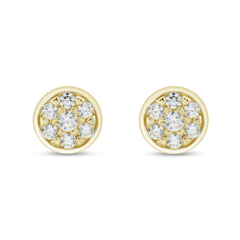 1/6 CT. T.W. Multi-Diamond Stud Earrings in 10K Gold | Zales Outlet