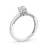 Thumbnail Image 3 of 1/2 CT. T.W. Diamond Edge Engagement Ring in 14K White Gold (I/I2)