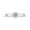 Thumbnail Image 4 of 1/2 CT. T.W. Diamond Edge Engagement Ring in 14K White Gold (I/I2)