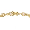 Thumbnail Image 1 of EFFY™ Collection Opal and 3/8 CT. T.W. Diamond Line Bracelet in 14K Gold