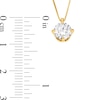 Thumbnail Image 2 of 1 CT. Certified Lab-Created Diamond Solitaire Pendant in 14K Gold (F/SI2)