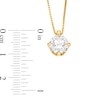 Thumbnail Image 3 of 1/2 CT. Certified Lab-Created Diamond Solitaire Pendant in 14K Gold (F/SI2)