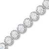 Thumbnail Image 0 of 4 CT. T.W. Certified Lab-Created Diamond Tennis Bracelet in 10K White Gold (I/SI2)