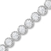 Thumbnail Image 1 of 4 CT. T.W. Certified Lab-Created Diamond Tennis Bracelet in 10K White Gold (I/SI2)