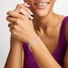 Thumbnail Image 1 of 4 CT. T.W. Certified Lab-Created Diamond Tennis Bracelet in 10K White Gold (I/SI2)