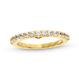 Vera Wang Love Collection 1/2 CT. T.W. Diamond Band in 14K Gold (I/SI2)