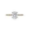 Thumbnail Image 4 of 1-3/4 CT. T.W. Certified Oval Lab-Created Diamond Engagement Ring in 14K Gold (F/VS2)