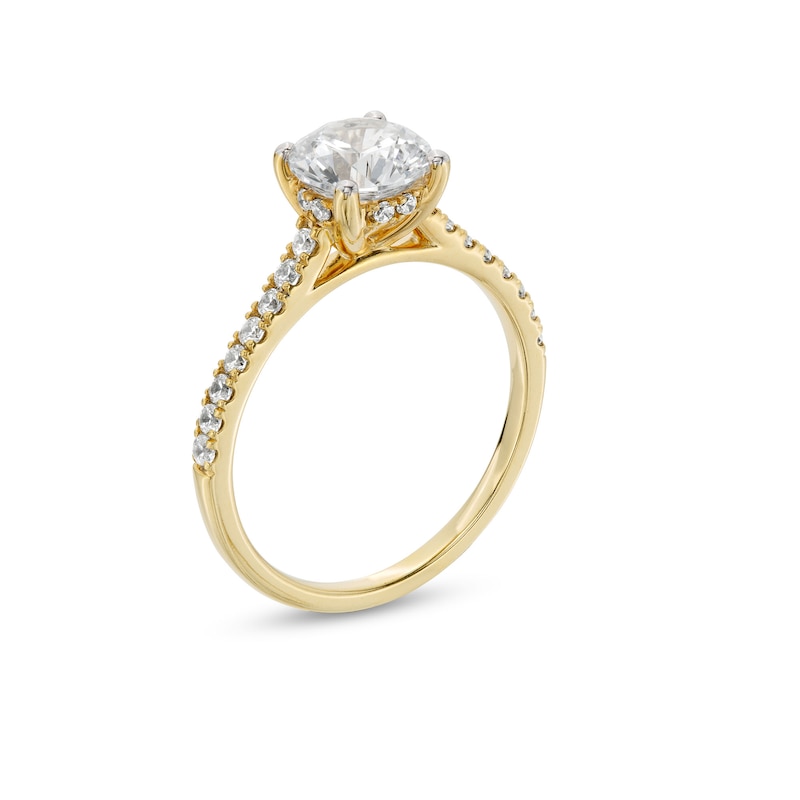 Main Image 3 of 1-3/4 CT. T.W. Certified Lab-Created Diamond Engagement Ring in 14K Gold (F/VS2)