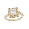 Thumbnail Image 0 of 2 CT. T.W. Certified Princess-Cut Lab-Created Diamond Twist Frame Engagement Ring in 14K Gold (F/VS2)