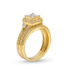 Thumbnail Image 3 of 1 CT. T.W. Princess-Cut Diamond Quad Bridal Set in 10K Gold