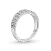 Thumbnail Image 2 of 1 CT. T.W. Diamond Double-Row Anniversary Band in 14K White Gold