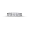 Thumbnail Image 3 of 1 CT. T.W. Diamond Double-Row Anniversary Band in 14K White Gold