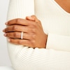 Thumbnail Image 1 of 1 CT. T.W. Diamond Double-Row Anniversary Band in 14K Gold