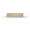 Thumbnail Image 4 of 1 CT. T.W. Diamond Double-Row Anniversary Band in 14K Gold