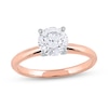 Thumbnail Image 0 of 1 CT. Certified Lab-Created Diamond Solitaire Engagement Ring in 14K Rose Gold (F/VS2)
