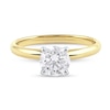 Thumbnail Image 3 of 1 CT. Certified Lab-Created Diamond Solitaire Engagement Ring in 14K Gold (F/VS2)