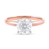 Thumbnail Image 3 of 1-1/2 CT. Certified Lab-Created Diamond Solitaire Engagement Ring in 14K Rose Gold (F/VS2)