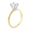 Thumbnail Image 2 of 1 CT. Certified Emerald-Cut Lab-Created Diamond Solitaire Engagement Ring in 14K Gold (F/VS2)