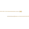 Thumbnail Image 3 of 1/10 CT. T.W. Heart-Shaped Multi-Diamond Dangle Station Necklace in 10K Gold