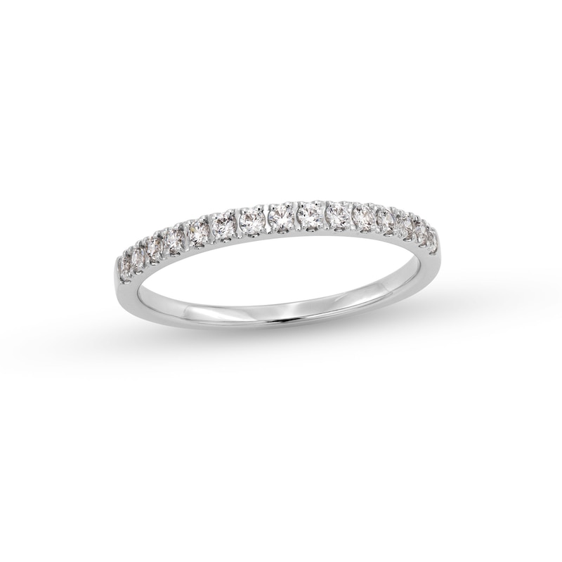 Main Image 1 of 1/4 CT. T.W. Certified Lab-Created Diamond Anniversary Band in 14K White Gold (F/VS2)