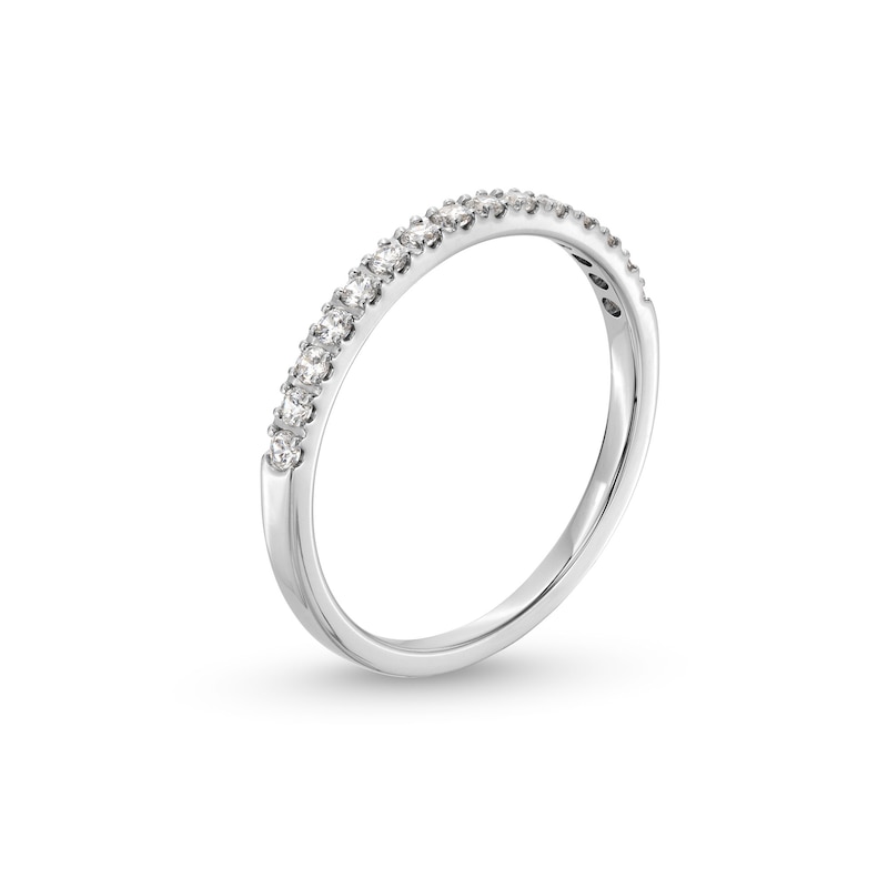 Main Image 3 of 1/4 CT. T.W. Certified Lab-Created Diamond Anniversary Band in 14K White Gold (F/VS2)