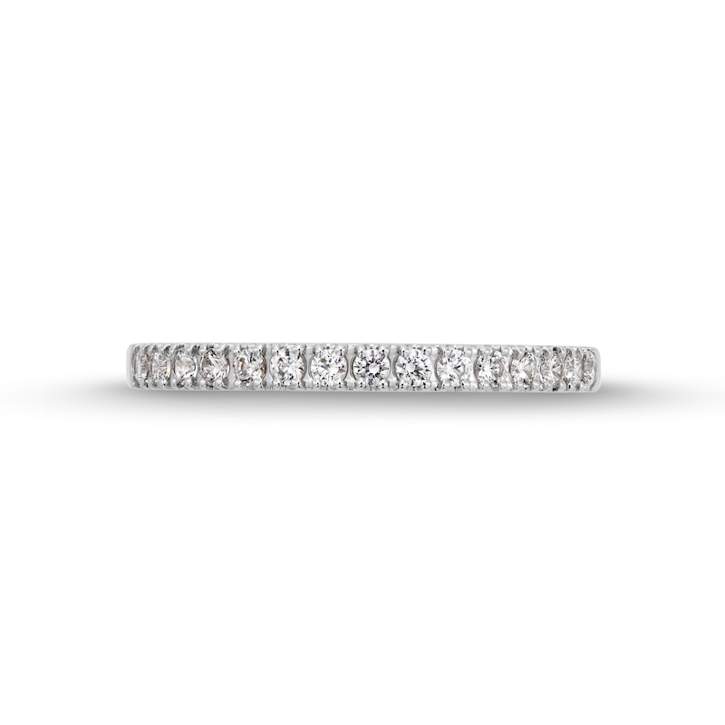 Main Image 4 of 1/4 CT. T.W. Certified Lab-Created Diamond Anniversary Band in 14K White Gold (F/VS2)