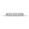 Thumbnail Image 3 of 1 CT. T.W. Certified Diamond Anniversary Band in 14K White Gold (I/SI2)