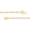 Thumbnail Image 2 of 1 CT. T.W. Diamond Elongated Triangle Link Bracelet in 10K Gold