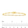 Thumbnail Image 3 of 1 CT. T.W. Diamond Elongated Triangle Link Bracelet in 10K Gold