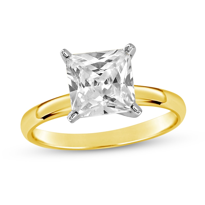 2 CT. Certified Princess-Cut Diamond Solitaire Engagement Ring in 14K Gold (J/I2)