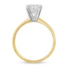 Thumbnail Image 1 of 2 CT. Certified Princess-Cut Diamond Solitaire Engagement Ring in 14K Gold (J/I2)