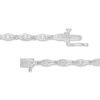 Thumbnail Image 2 of 1 CT. T.W. Diamond Marquise-Frame Link Bracelet in 10K White Gold