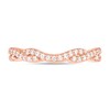 Thumbnail Image 3 of 1/5 CT. T.W. Diamond Twist Band in 14K Rose Gold