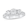 Thumbnail Image 0 of 1-3/4 CT. T.W. Diamond Three Stone Engagement Ring in 14K White Gold