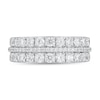 Thumbnail Image 2 of 1 CT. T.W. Diamond Three Row Band in 10K White Gold