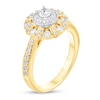 Thumbnail Image 1 of 3/4 CT. T.W. Diamond Starburst Frame Engagement Ring in 10K Gold