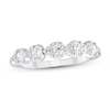 Thumbnail Image 0 of 1/3 CT. T.W. Diamond Sideways Pear Frame Band in 10K White Gold