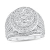 Thumbnail Image 0 of 3 CT. T.W. Multi-Diamond Composite Frame Engagement Ring in 14K White Gold