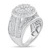 Thumbnail Image 1 of 3 CT. T.W. Multi-Diamond Composite Frame Engagement Ring in 14K White Gold